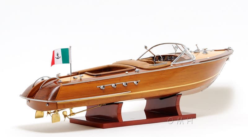 Wooden Model Boat  Riva Aquarama Replica Medi